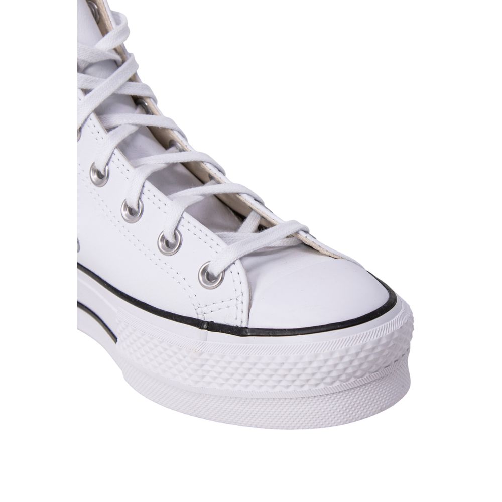 White Polyethylene Platform Sneakers-thumbmail-5