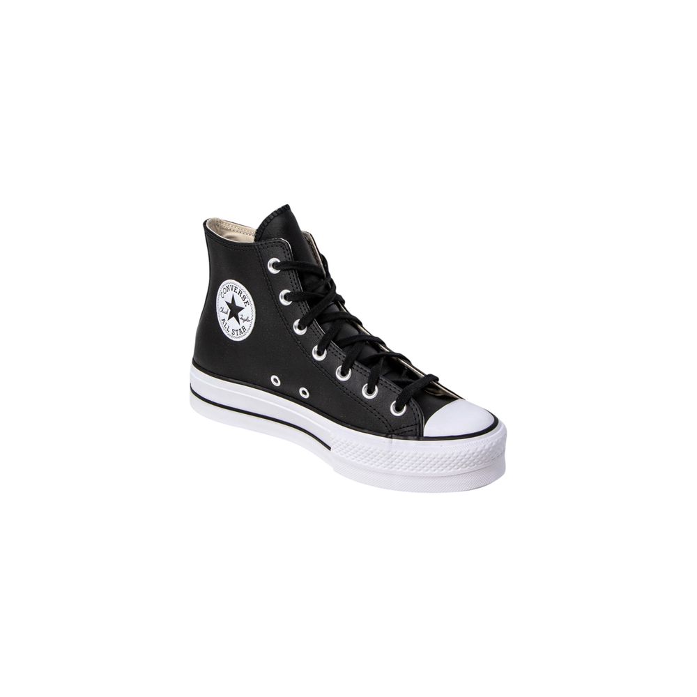 Black Polyethylene Platform Sneakers-thumbmail-3