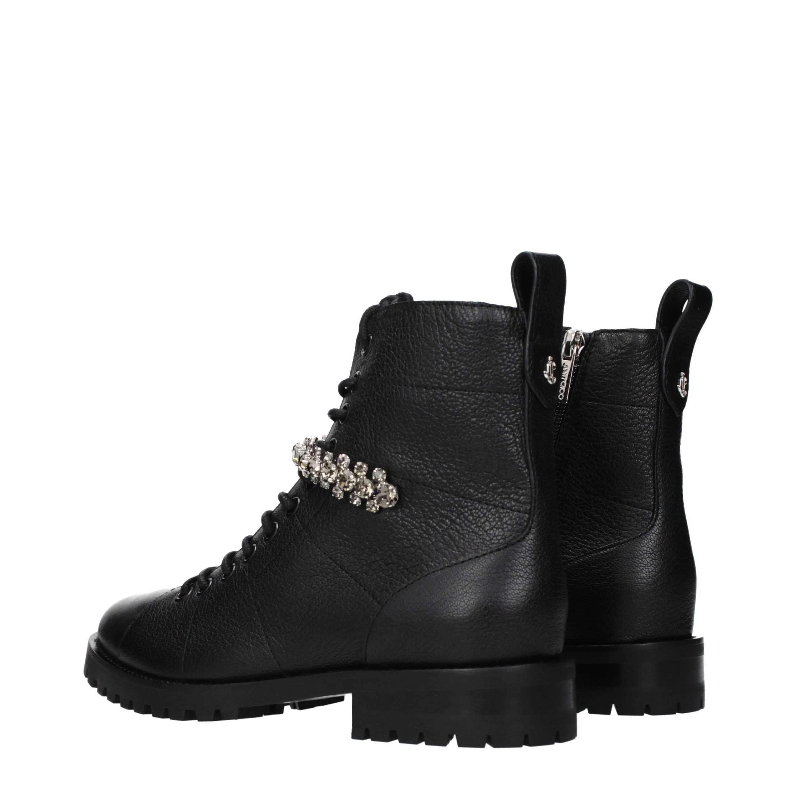 Black Leather Ankle Boots-thumbmail-4