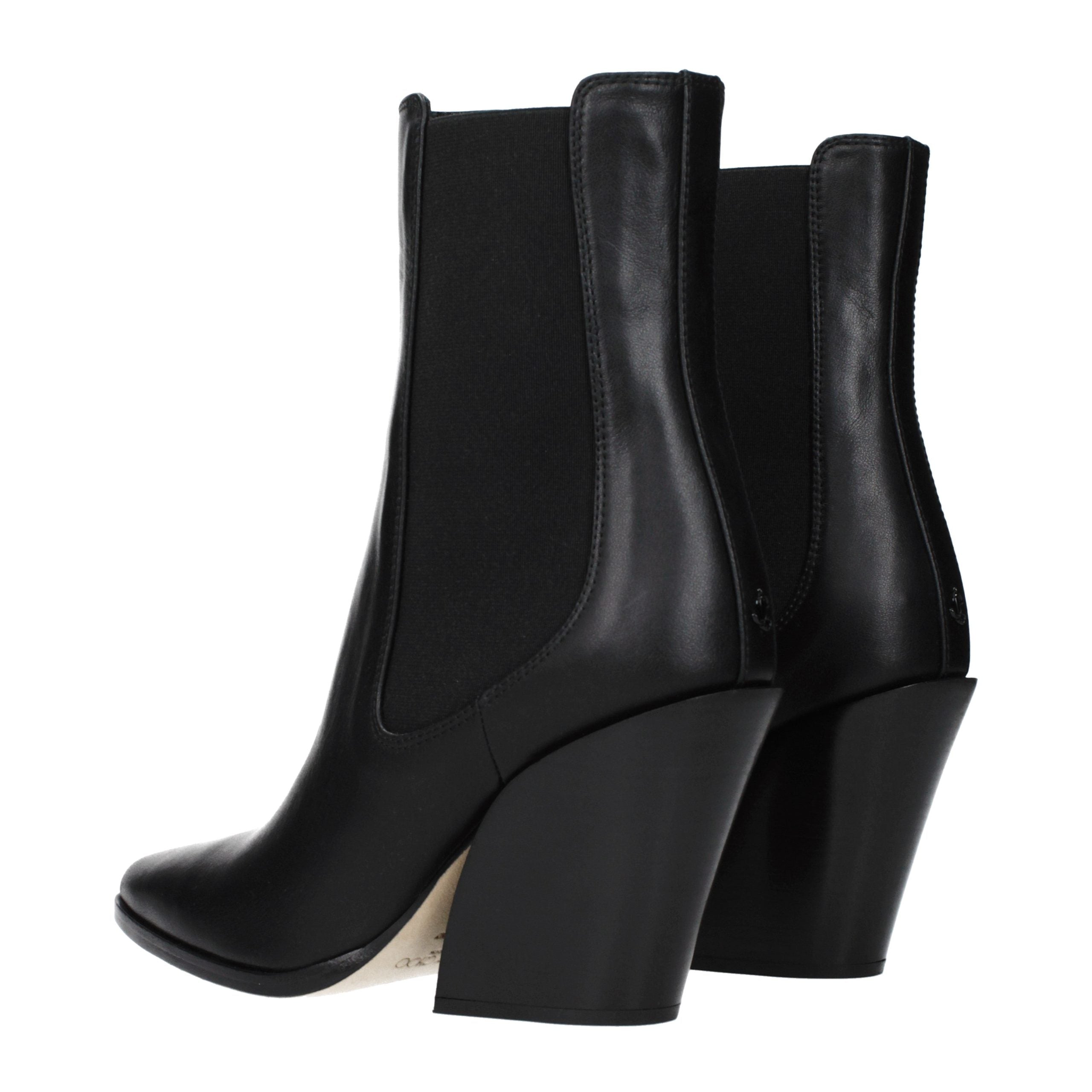 Black Leather Ankle Boots-thumbmail-4