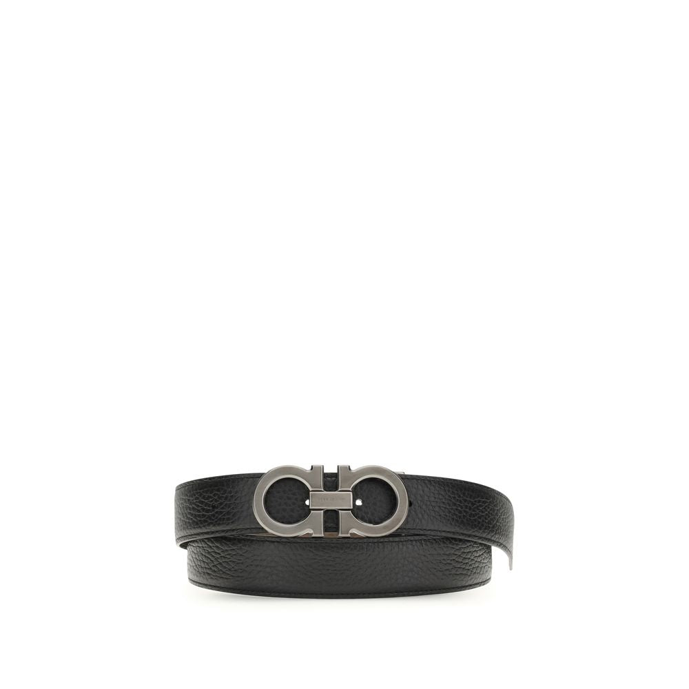 Blue Calf Leather Bos Taurus Regular Belt Ferragamo