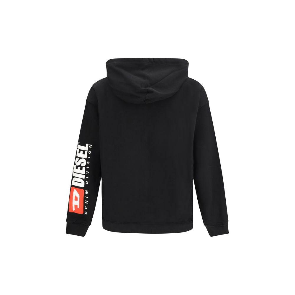 Black Cotton Sweatshirt