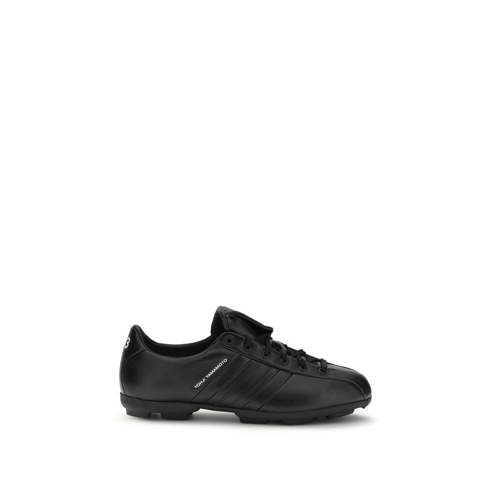 Black Calf Leather Bos Taurus Athletic Sneakers