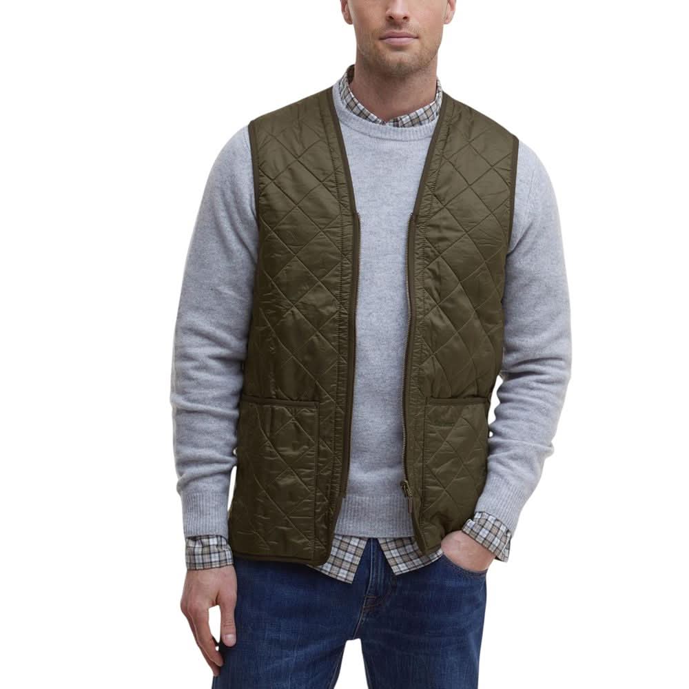 Green Polyamide Sleveless Jacket Barbour
