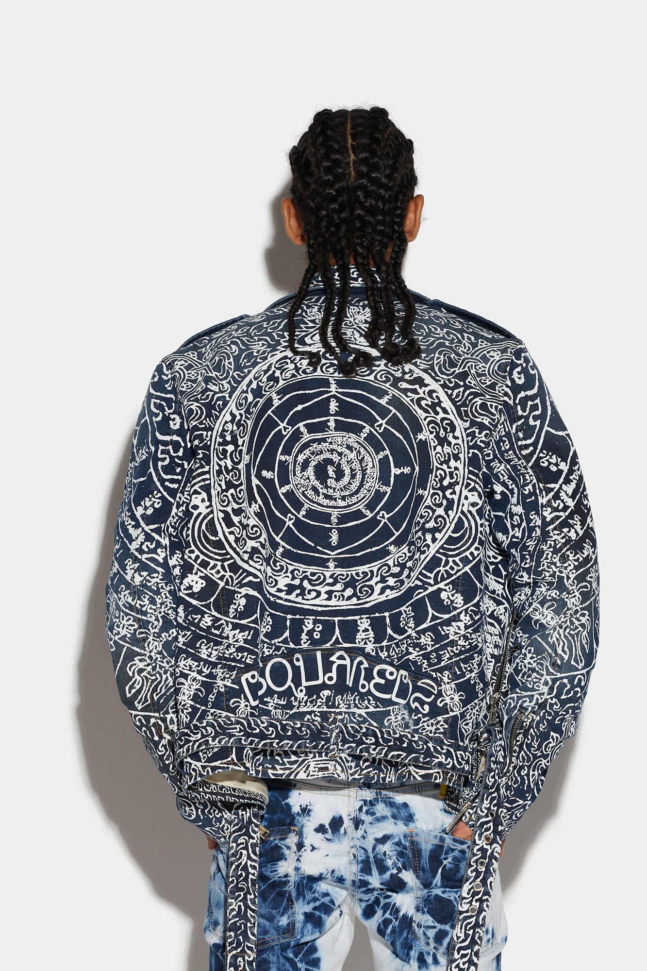 Blue Fibres Biker Jacket