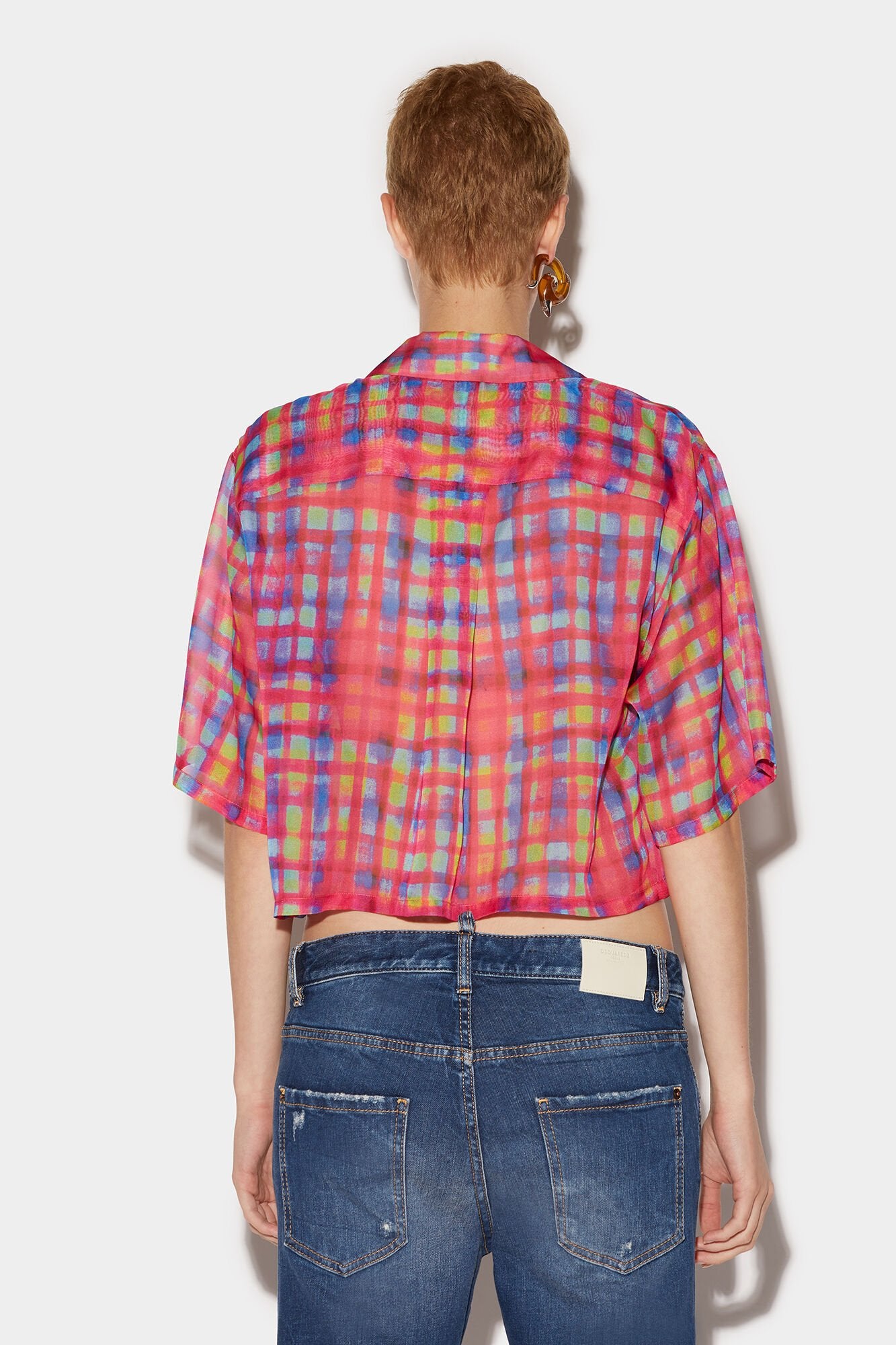 Multicolor Fibres Pattern Shirt