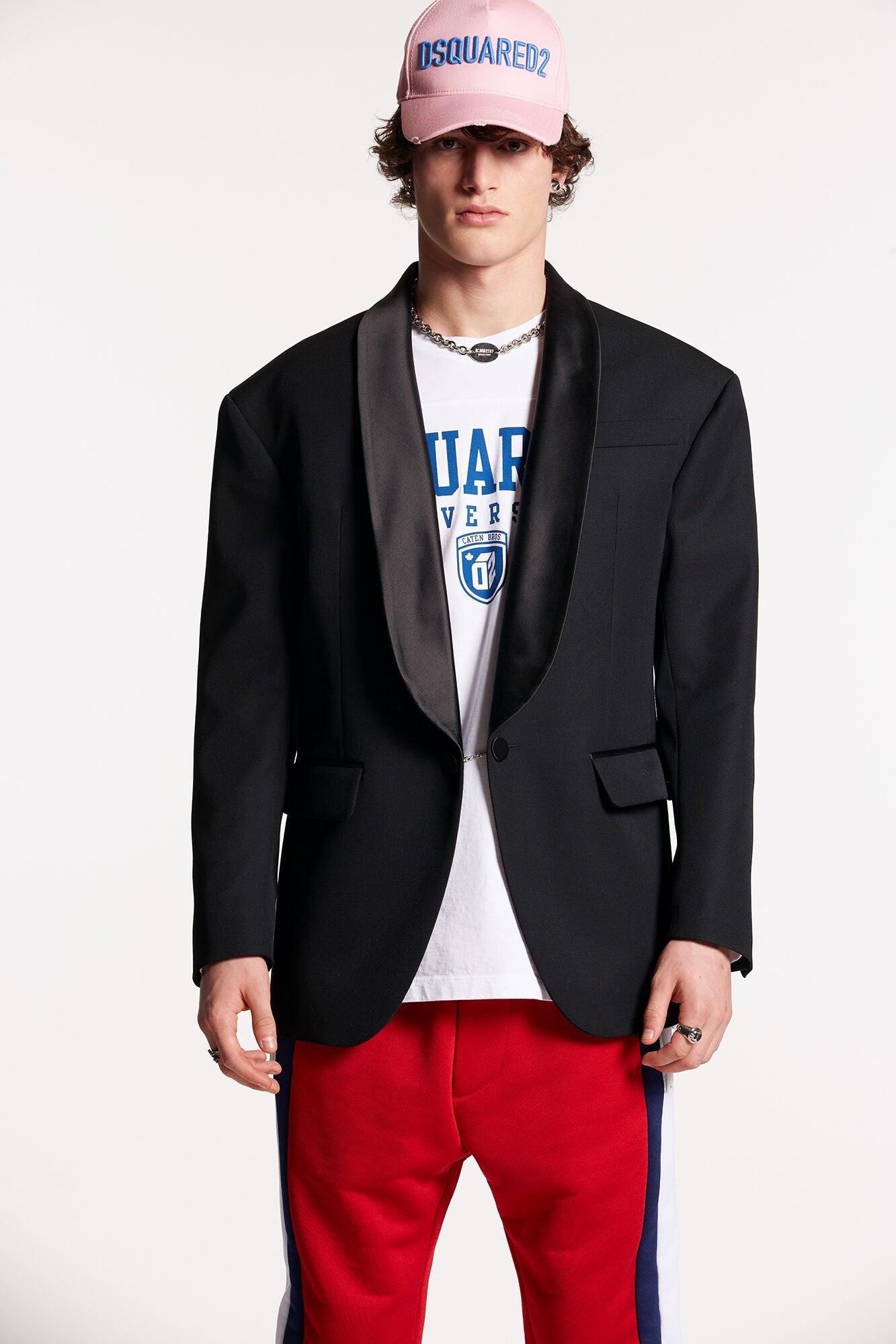 Black Fibres Blazer Dsquared²