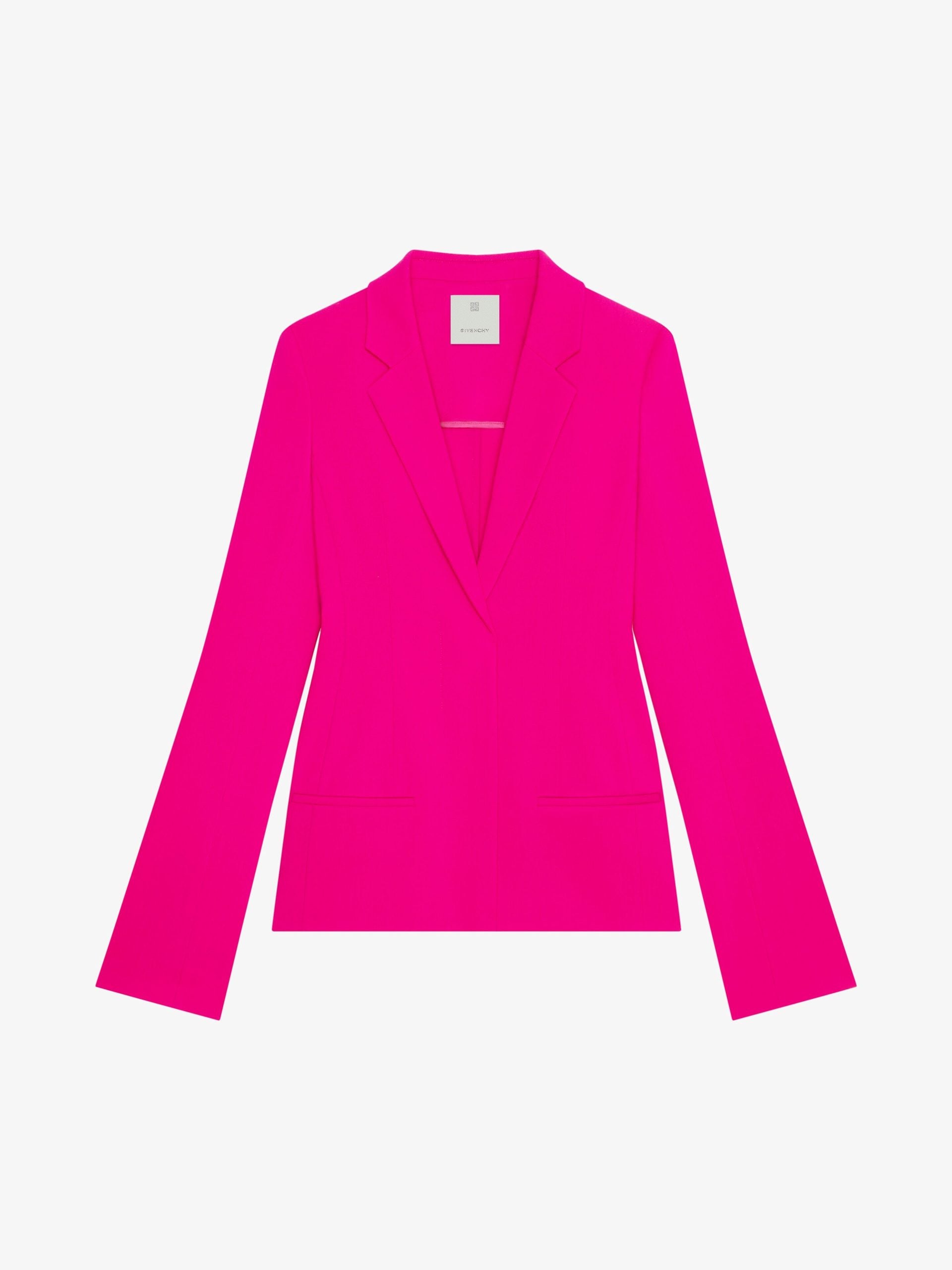 Fuchsia Fibres Coat