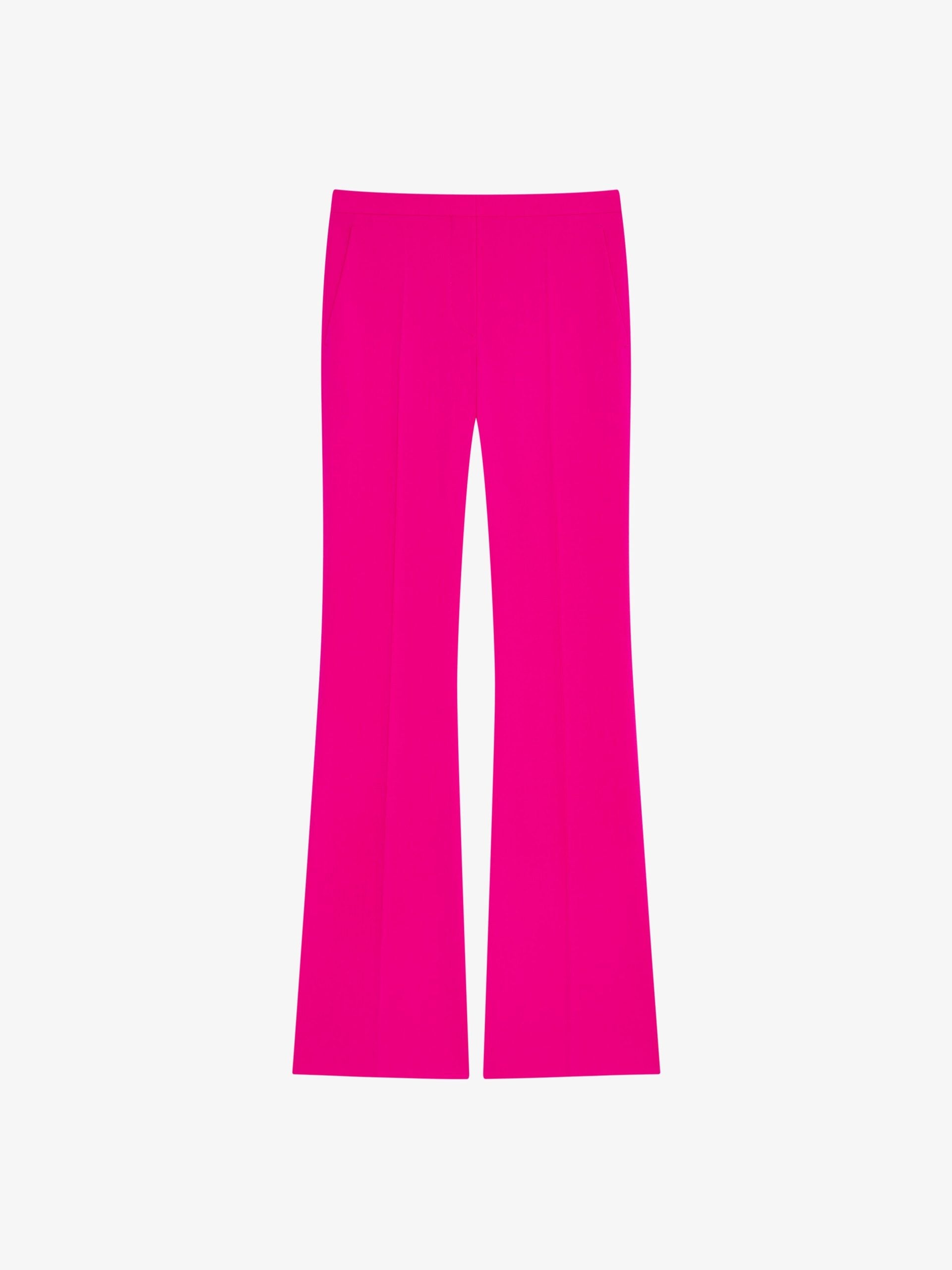 Fuchsia Fibres Flared Pants
