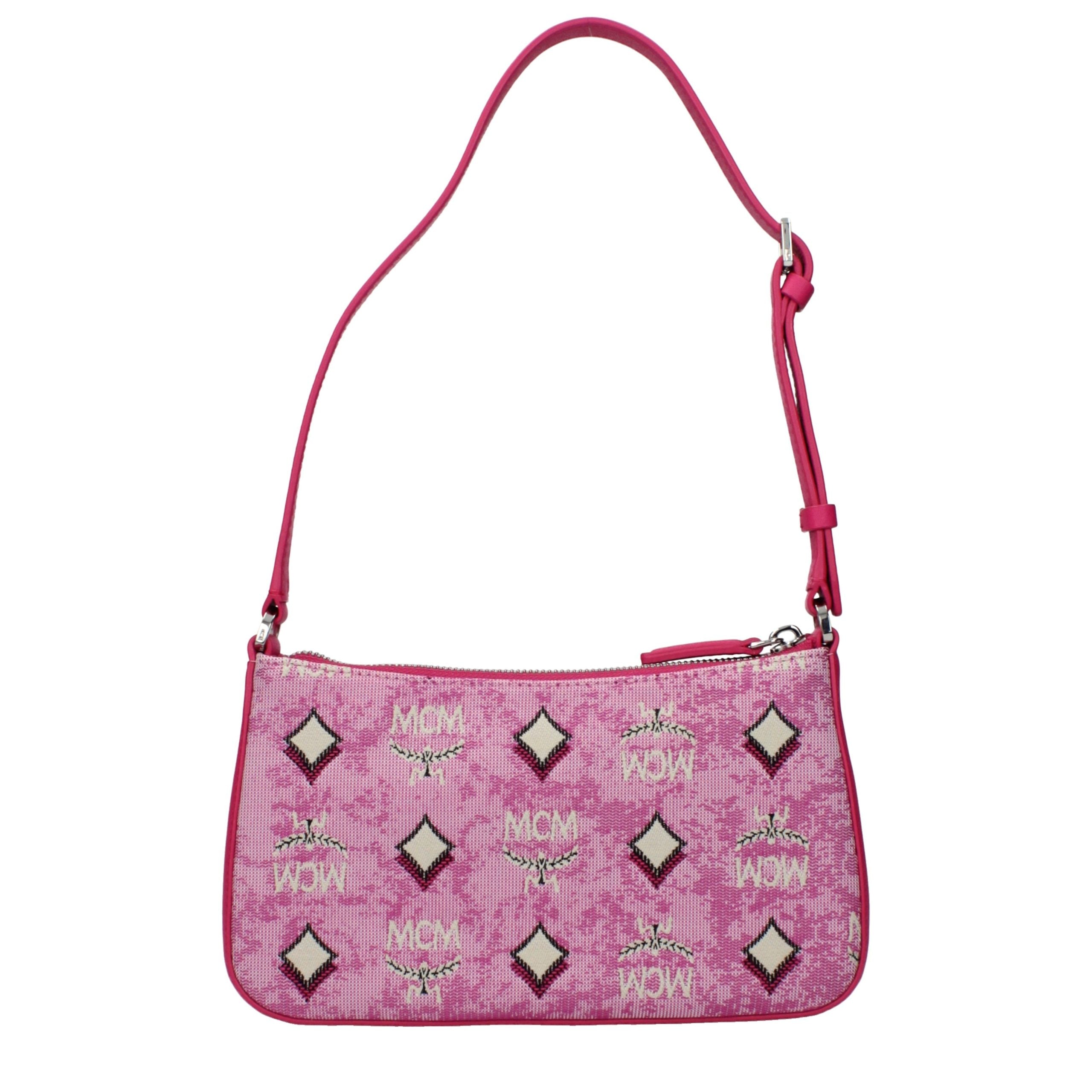 Pink Fabric Crossbody Bag-thumbmail-4