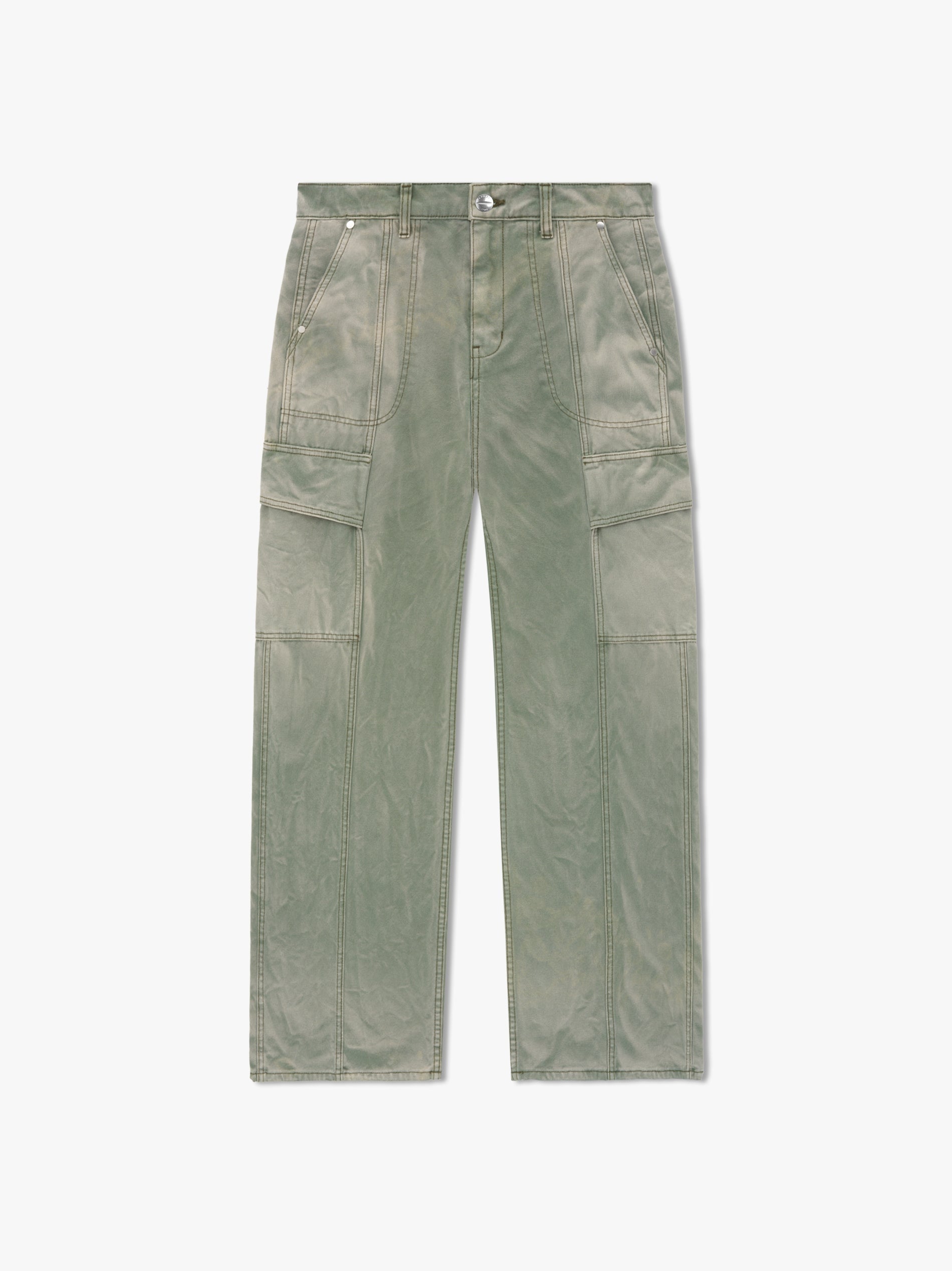 Rhude - Canvas Cargo Pants Sage Green