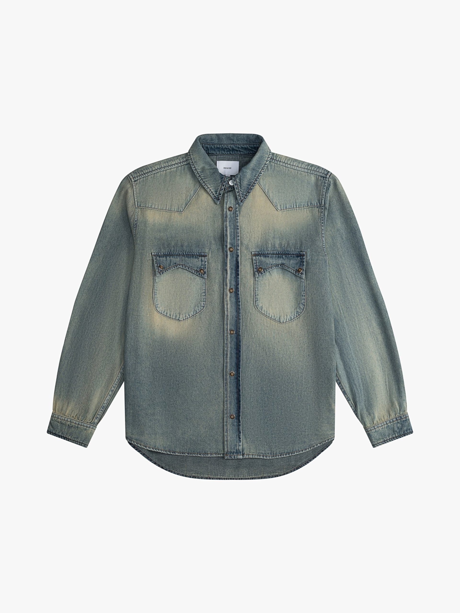 Blue Denim Shirt Rhude