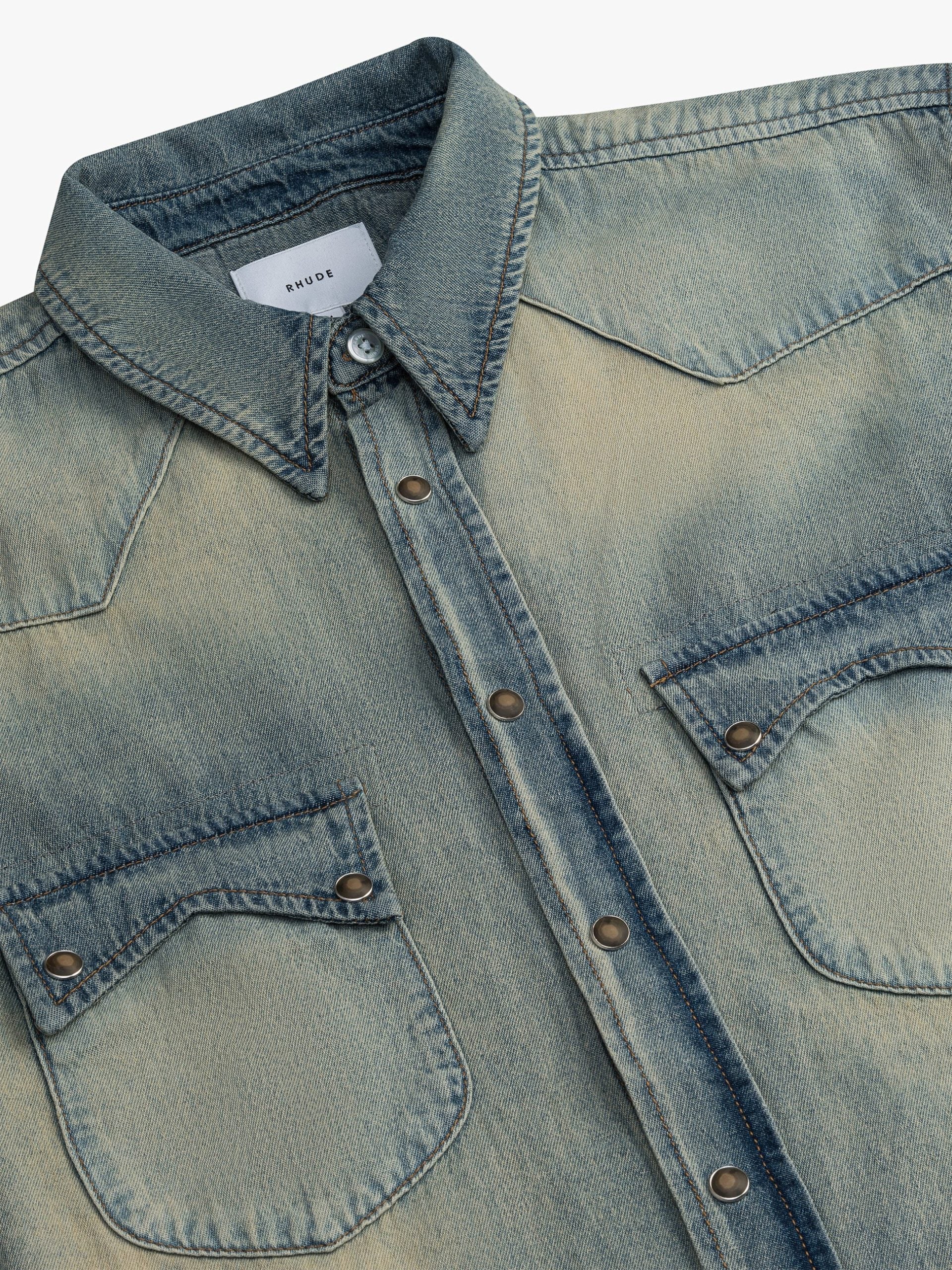 Blue Denim Shirt Rhude