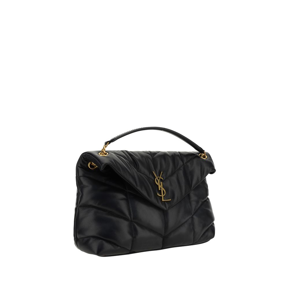 Black Lamb Leather Shoulder Bag Saint Laurent
