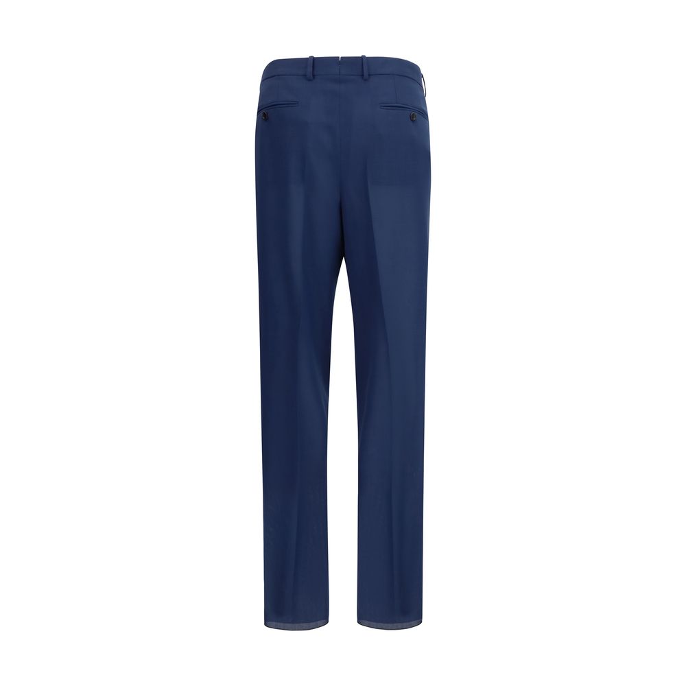Bicolor Wool Dress Pants