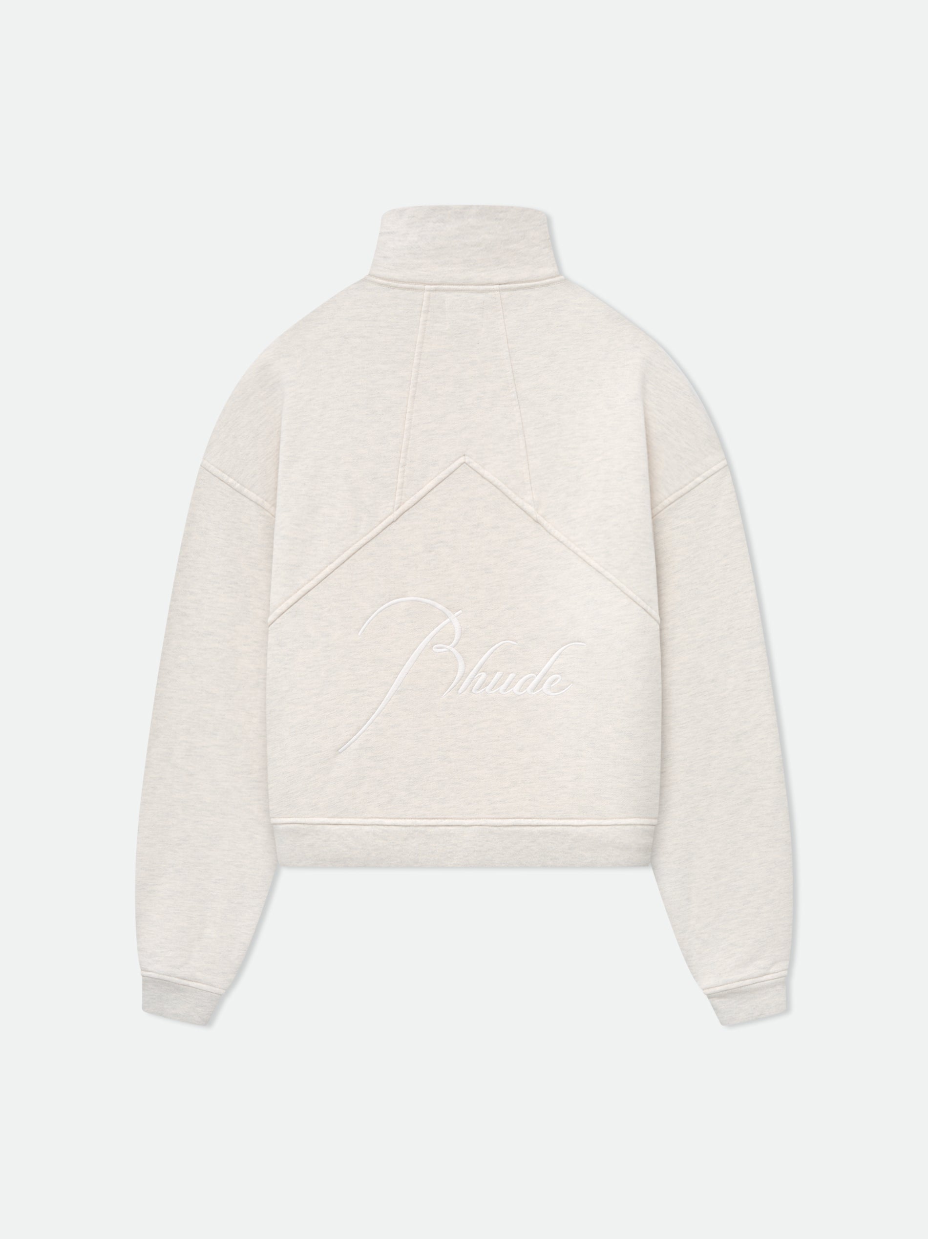 Gray Cotton Full-Length Jacket