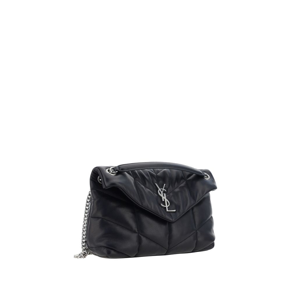 Black Lamb Ovis Aries Aries Shoulder Bag Saint Laurent