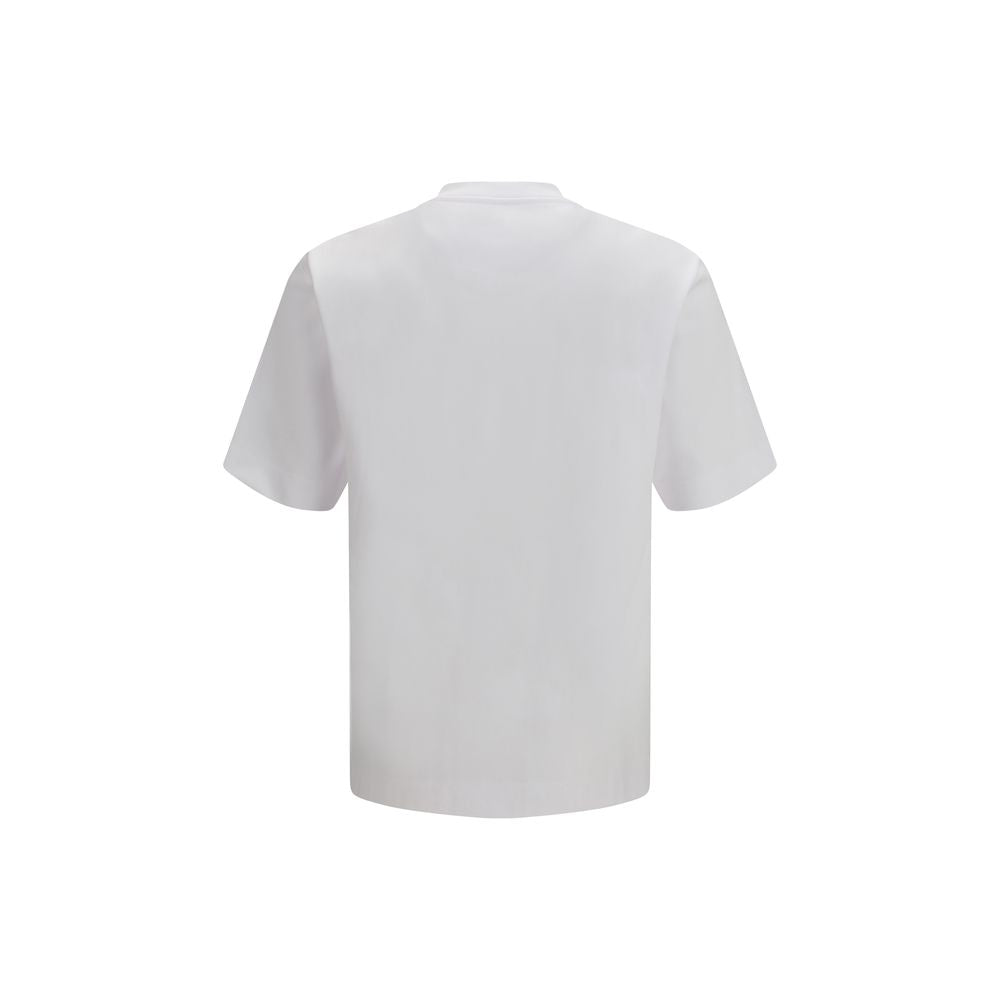 White Cotton T-Shirt Fendi