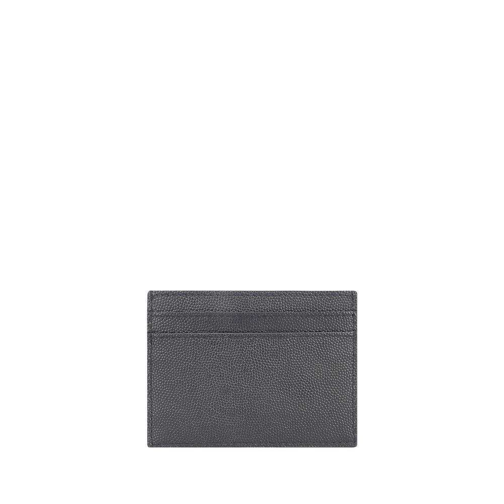 Gray Calf Leather Bos Taurus Wallet Saint Laurent