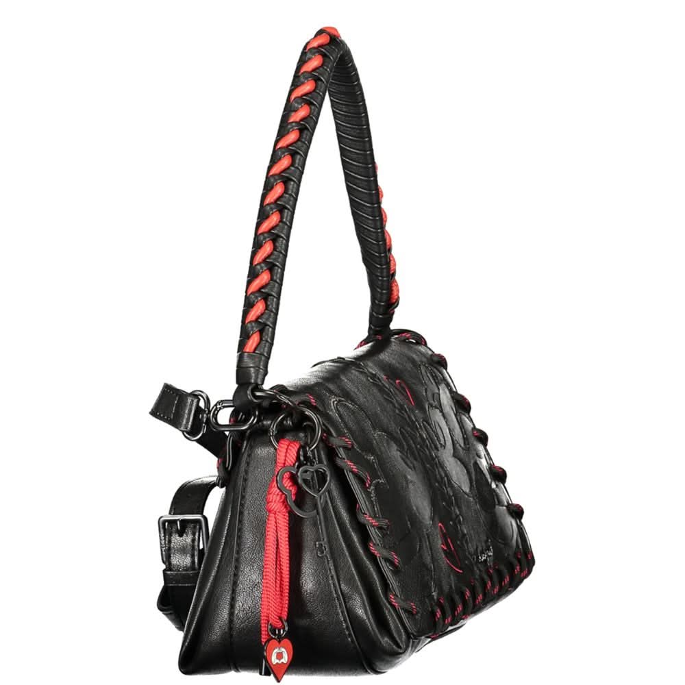 Nero Polyurethane Women Handbag Desigual