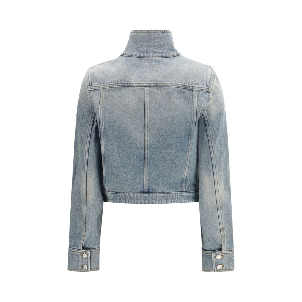 Blue Cotton Denim Jacket Courrèges