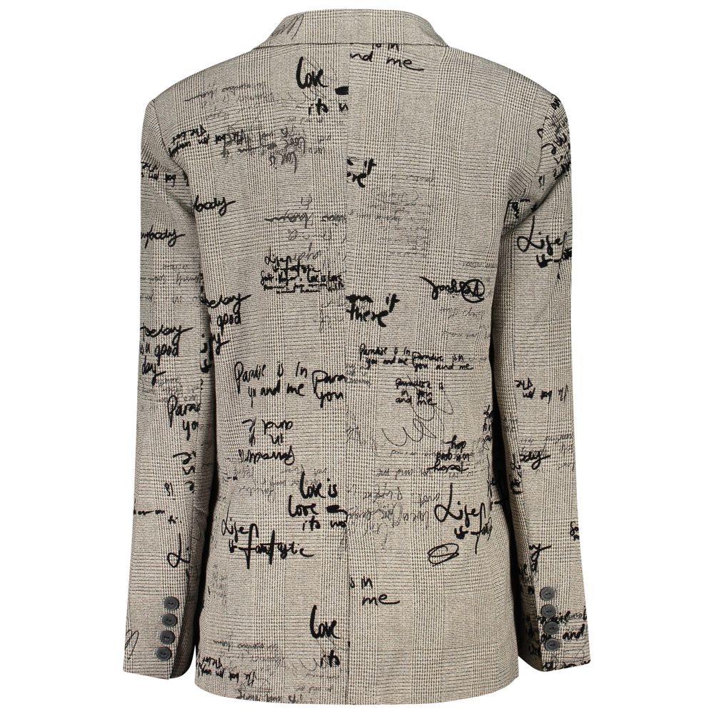 Grigio Polyester Women Jacket