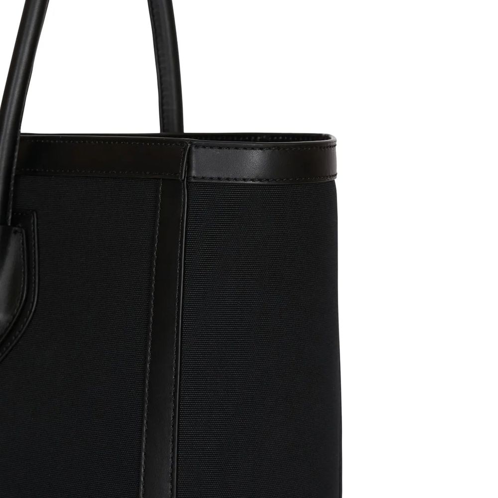 Black Cotton Tote Bag-thumbmail-3