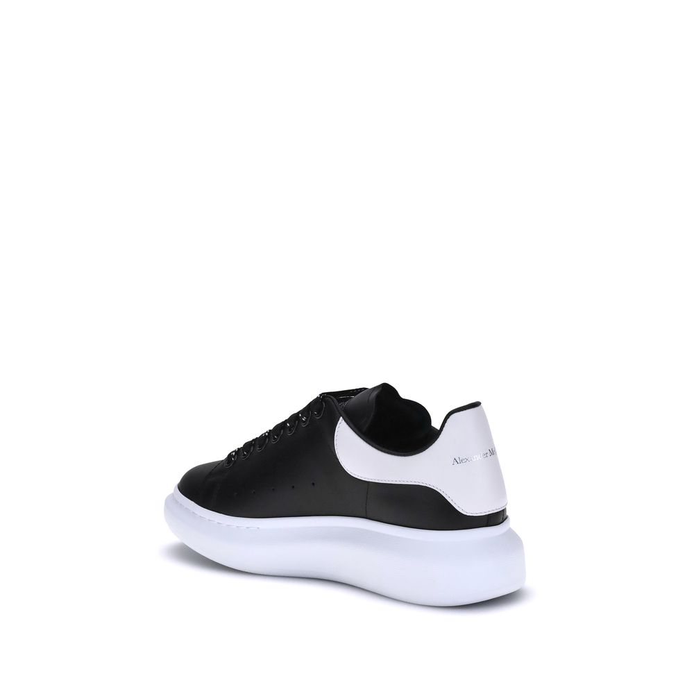 Black Calf Leather Bos Taurus Platform Sneakers-thumbmail-3