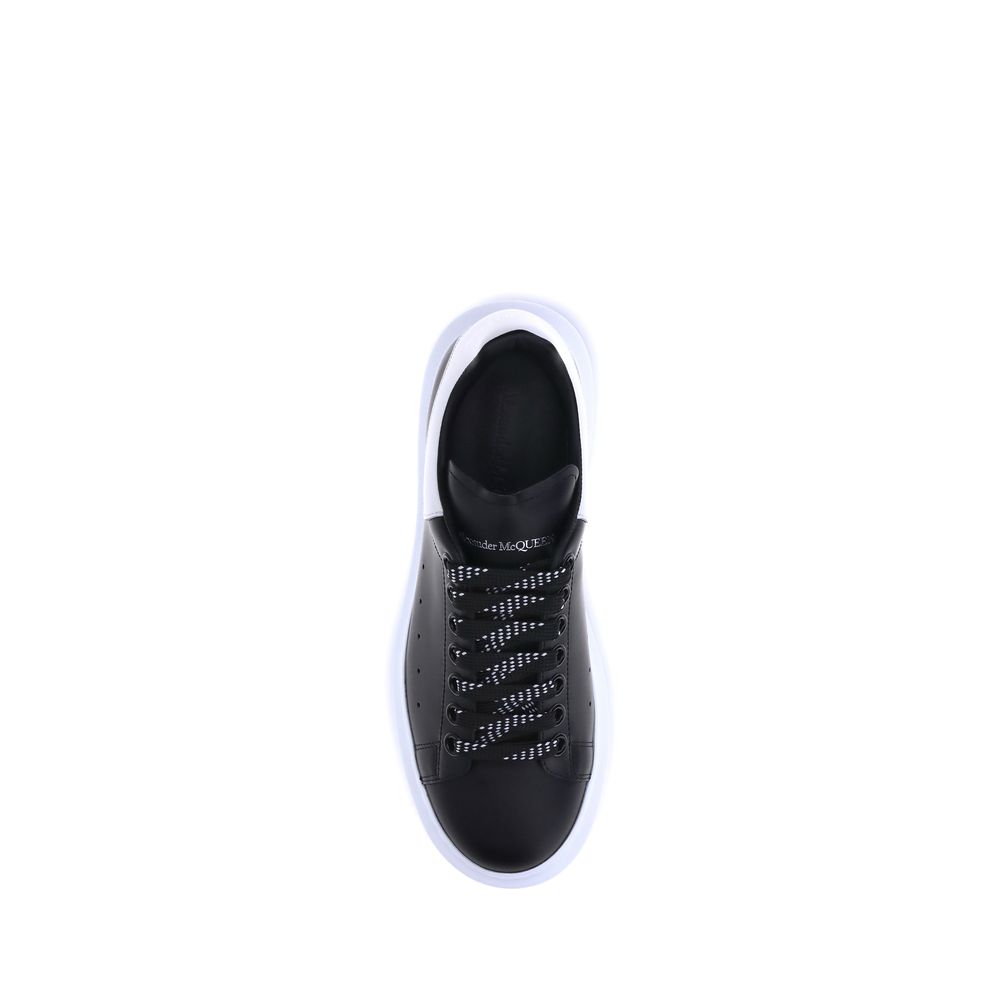 Black Calf Leather Bos Taurus Platform Sneakers-thumbmail-4