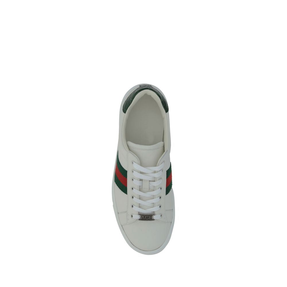 White Calf Leather Bos Taurus Low Top Sneakers-thumbmail-4