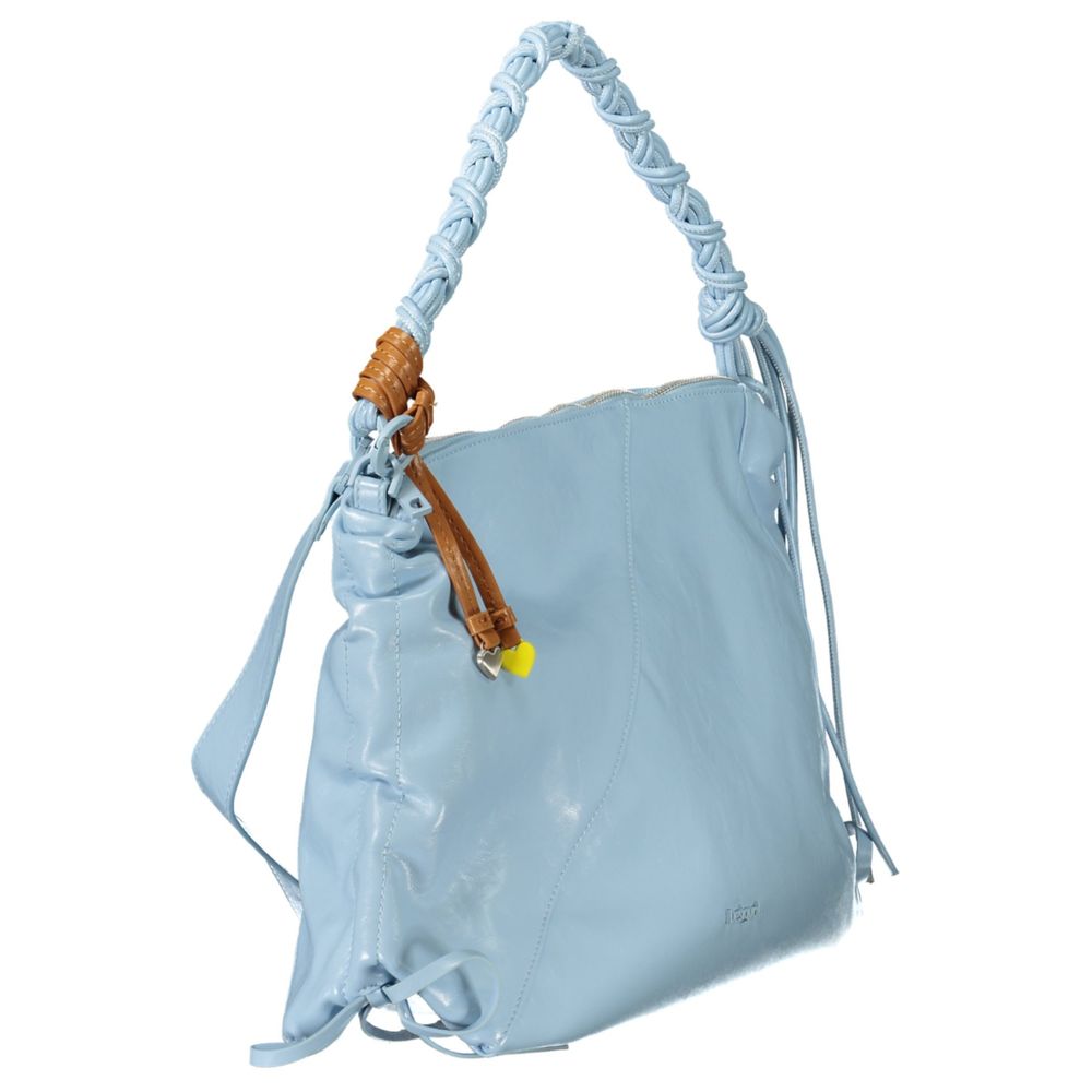 Azzurro Polyurethane Woman Handbag-thumbmail-3