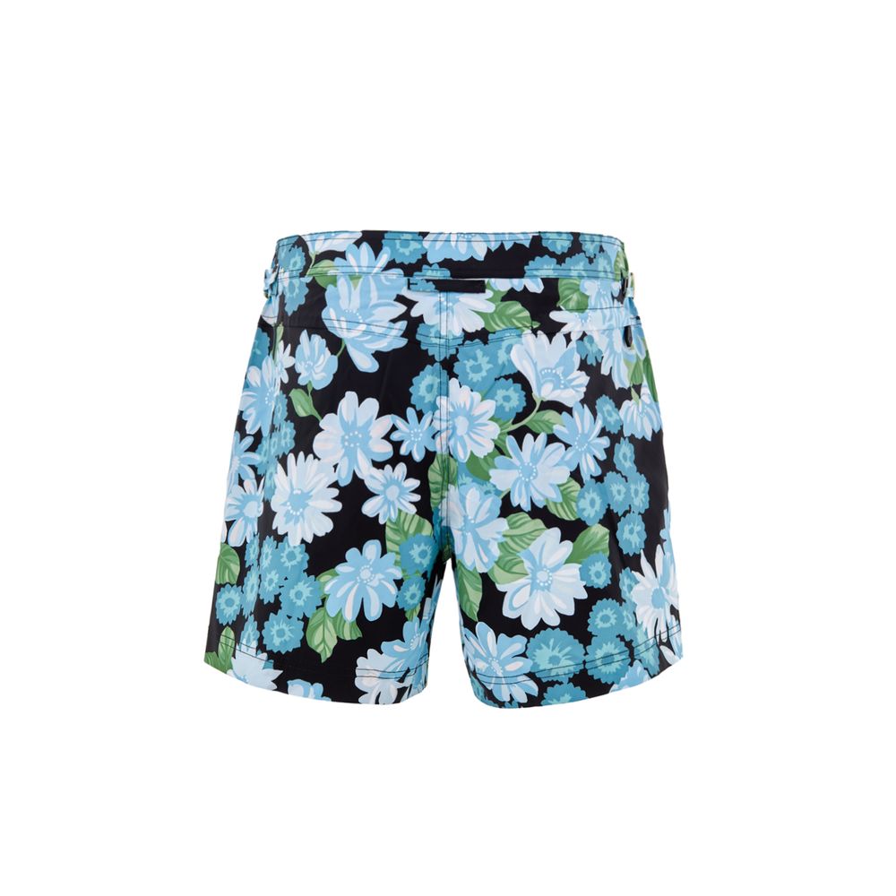 Tom Ford - Floral Print Swim Shorts Blue