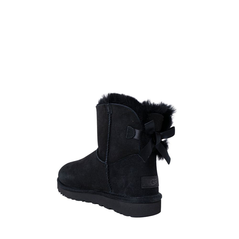 Black Suede Leather Ankle Boots UGG