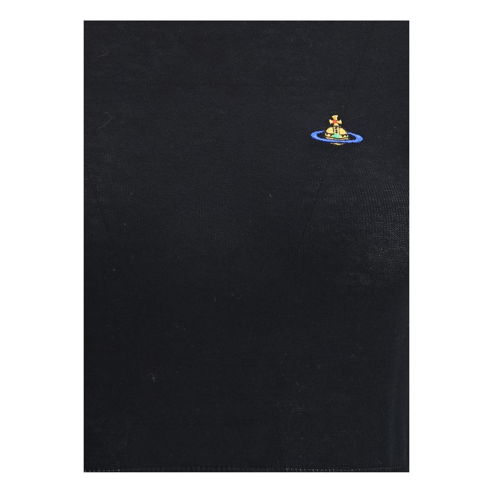 Black Cotton T-Shirt Vivienne Westwood