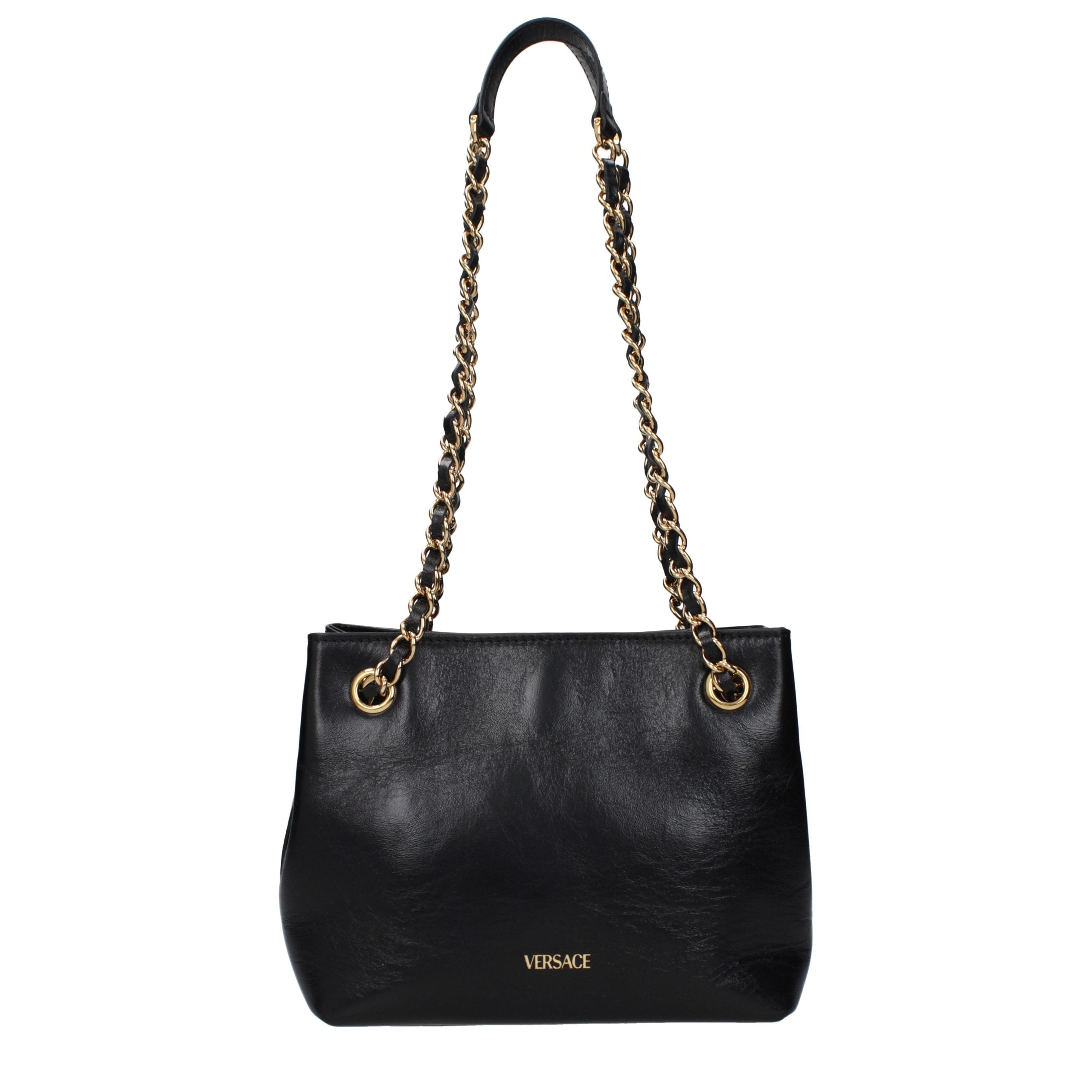 Black Leather Shoulder Bag-thumbmail-3