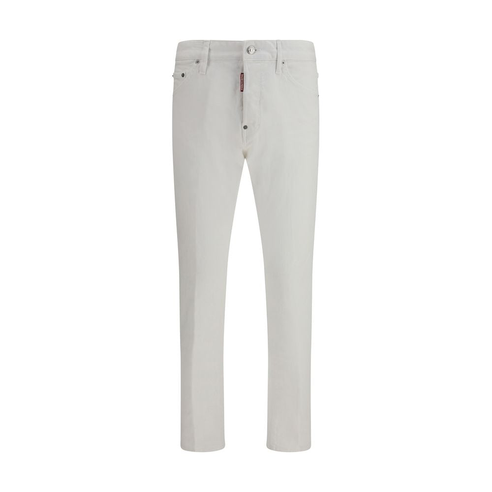 White Cotton Jeans Denim Dsquared²