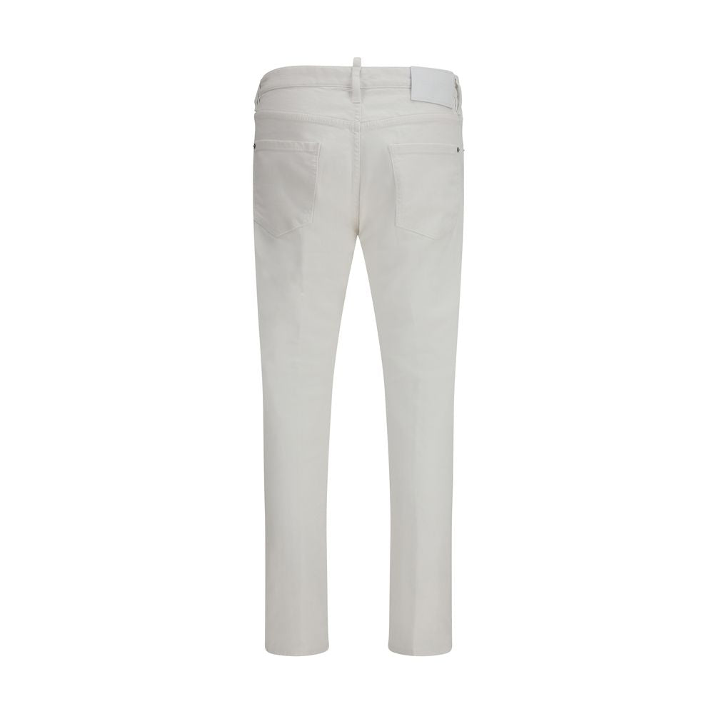 White Cotton Jeans Denim Dsquared²