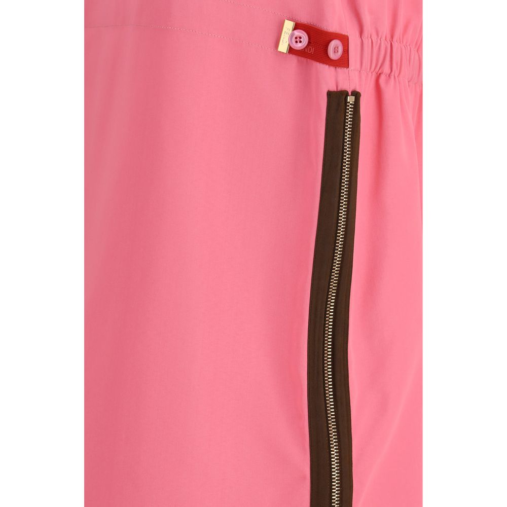 Multicolor Viscose Midi Skirt-thumbmail-3