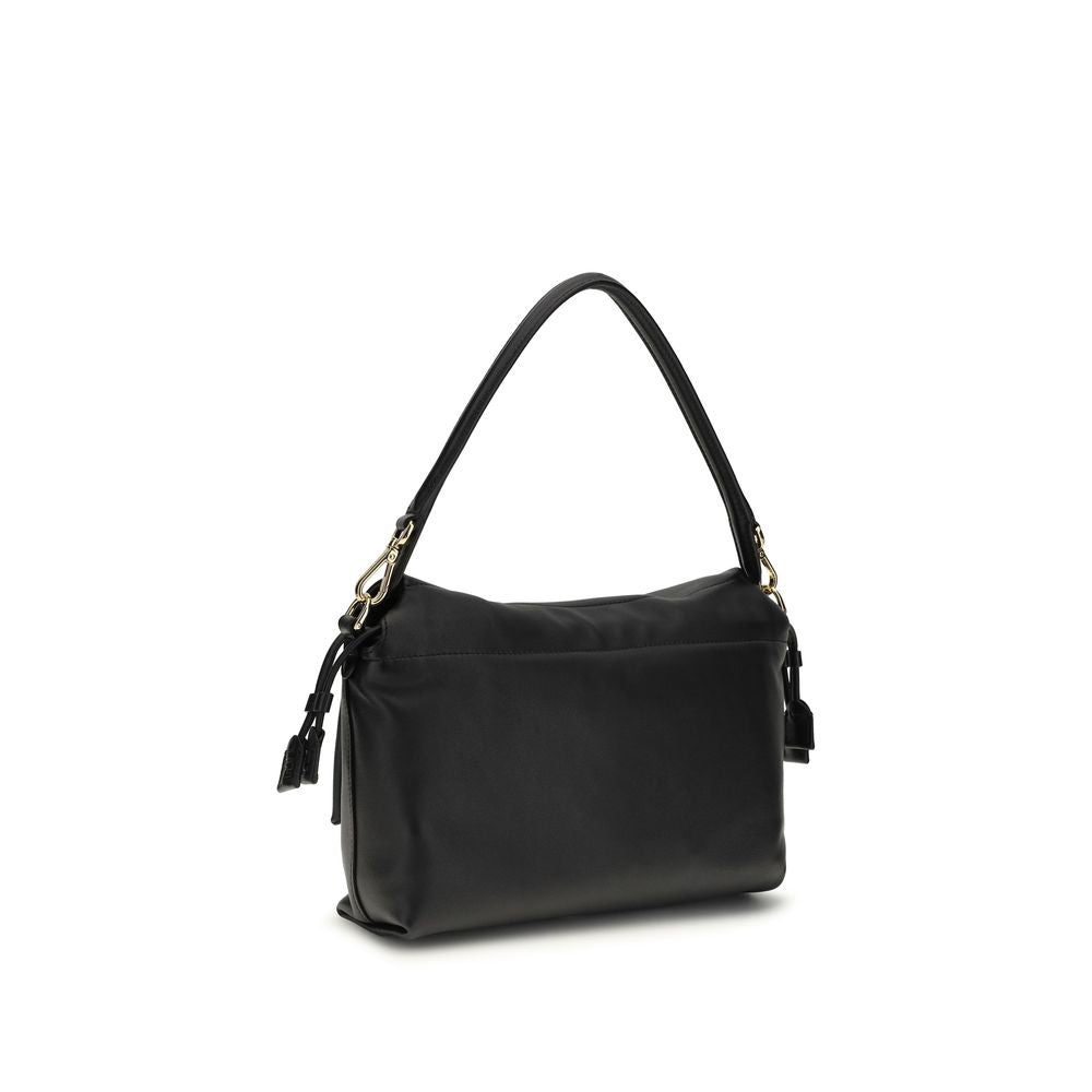 Black Calf Leather Bos Taurus Shoulder Bag-thumbmail-3