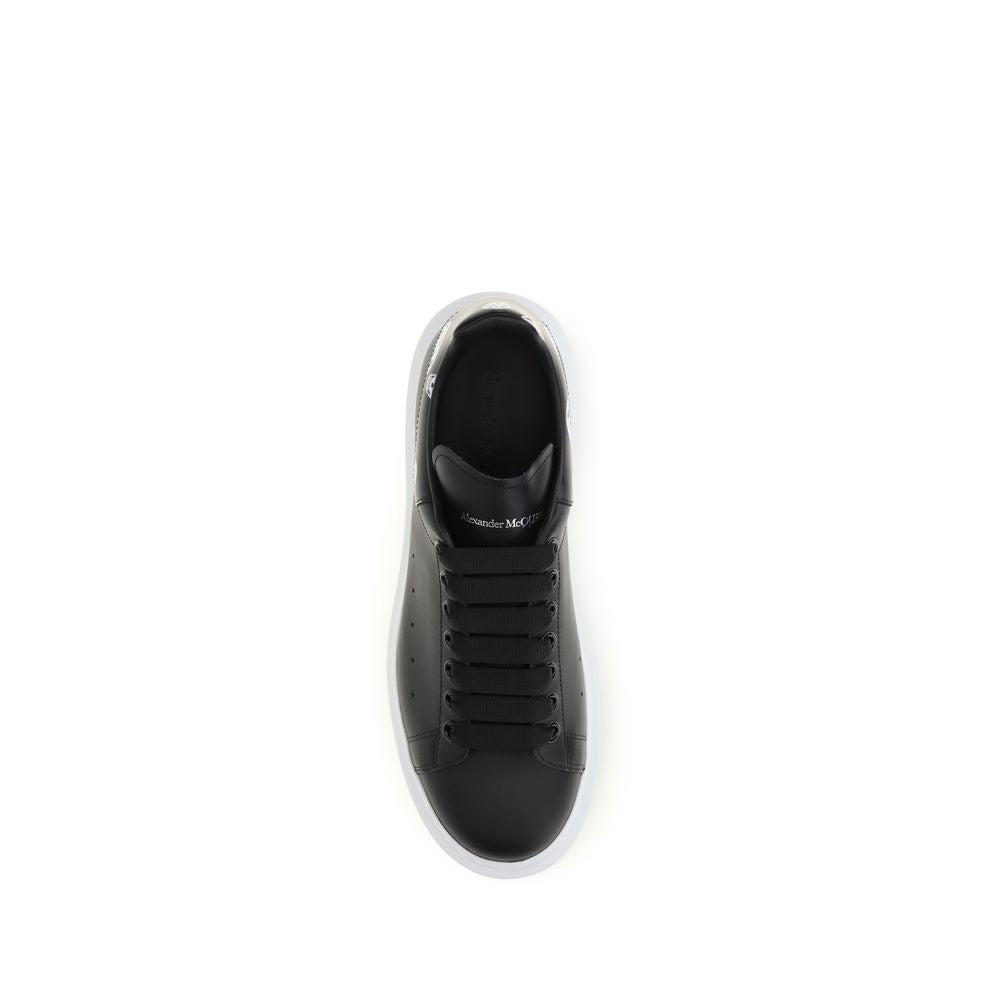 Black Calf Leather Bos Taurus Chunky Sneakers-thumbmail-4