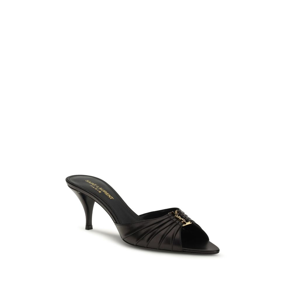 Black Calf Leather Bos Taurus High Heel Pumps