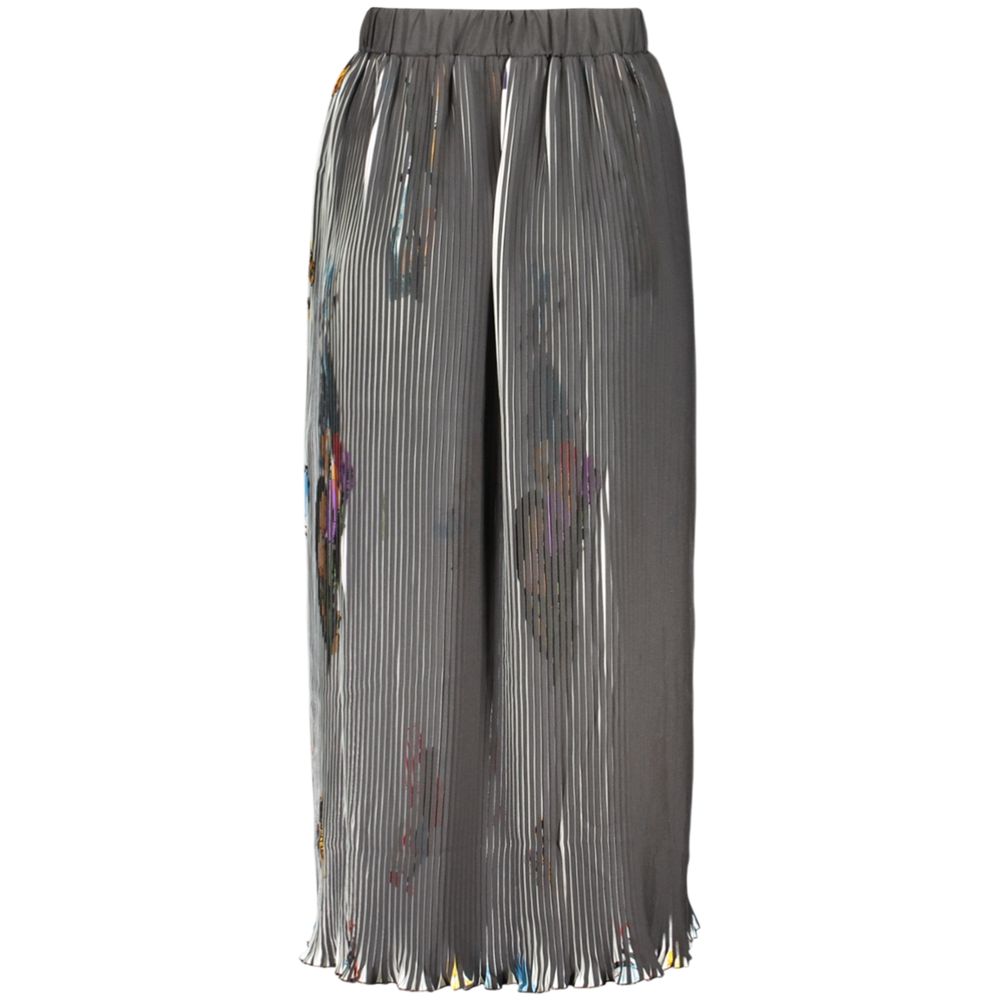 Black Polyester Women Skirt