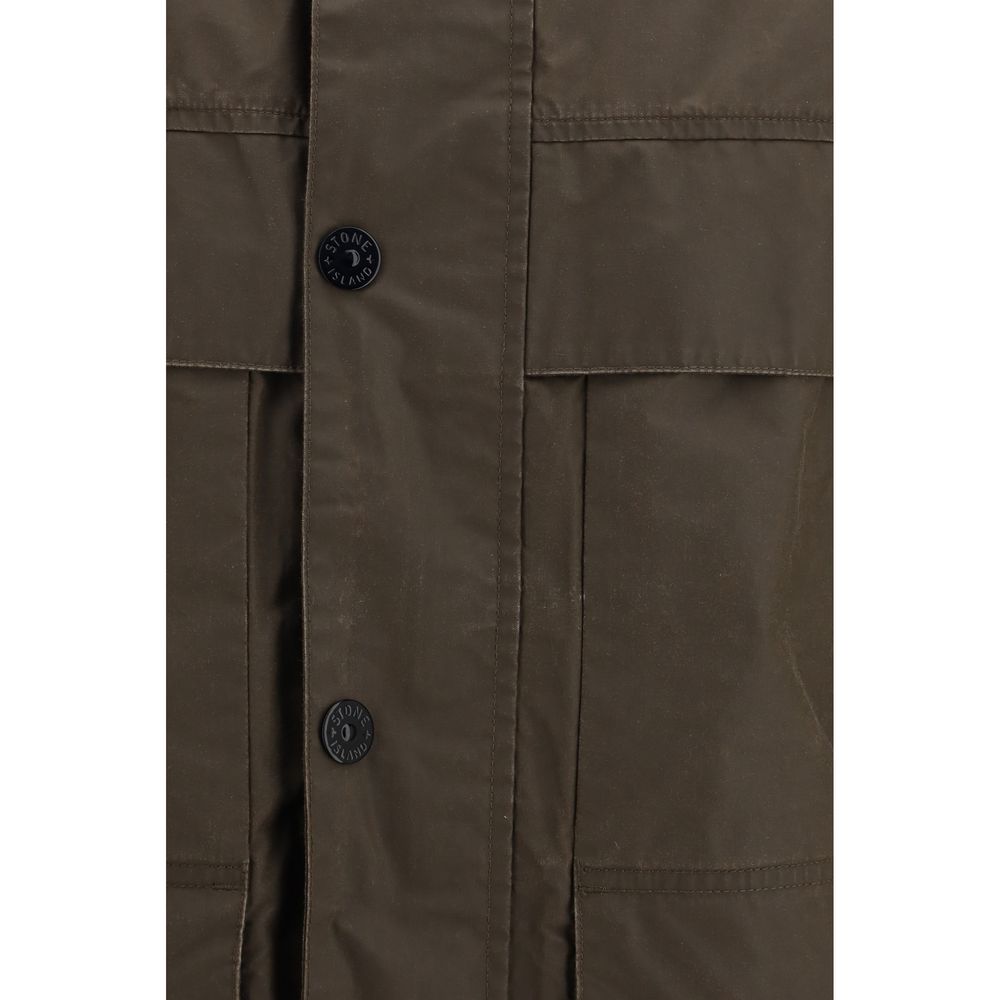 Brown Polyester Coat-thumbmail-3