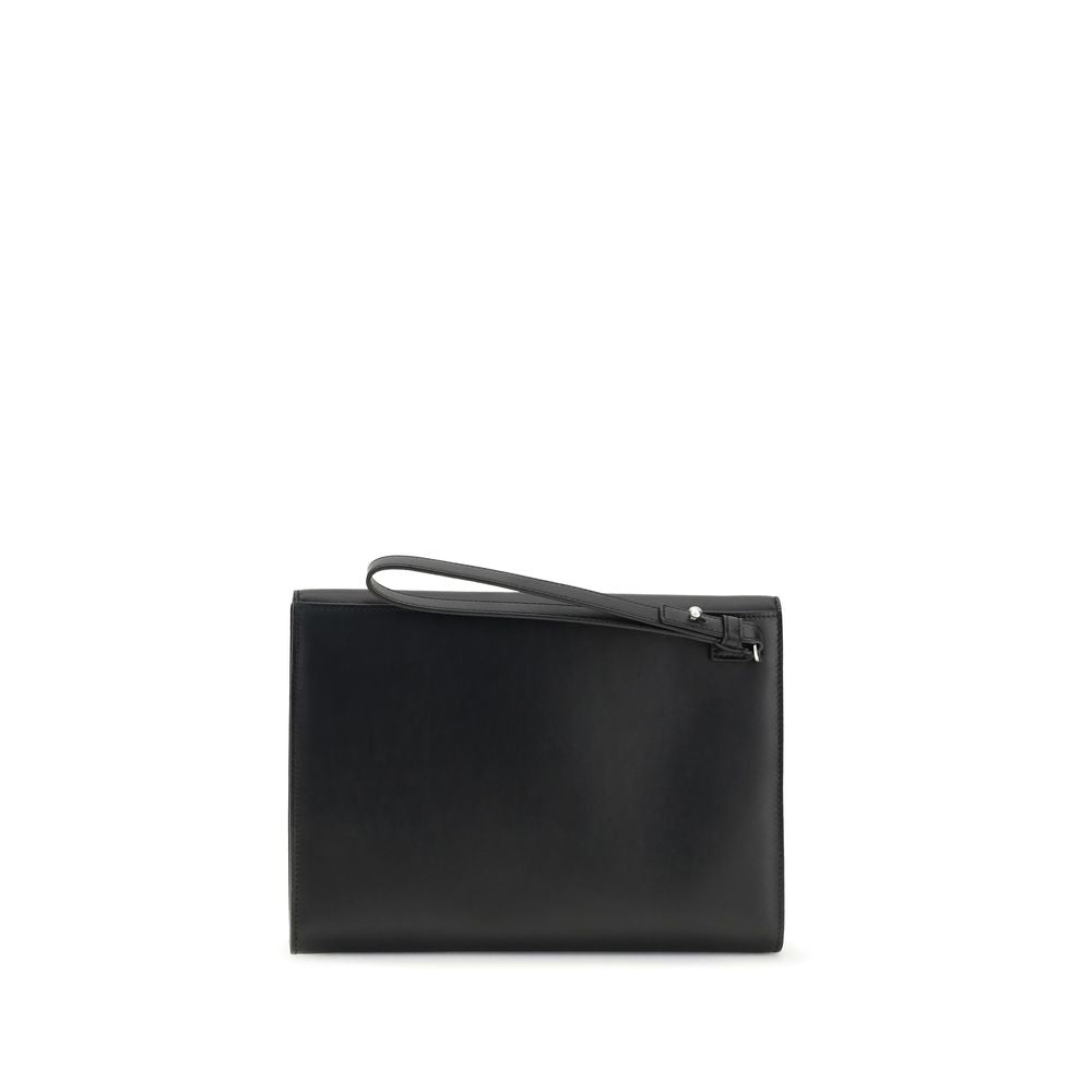 Black Calf Leather Bos Taurus Wallet Ferragamo