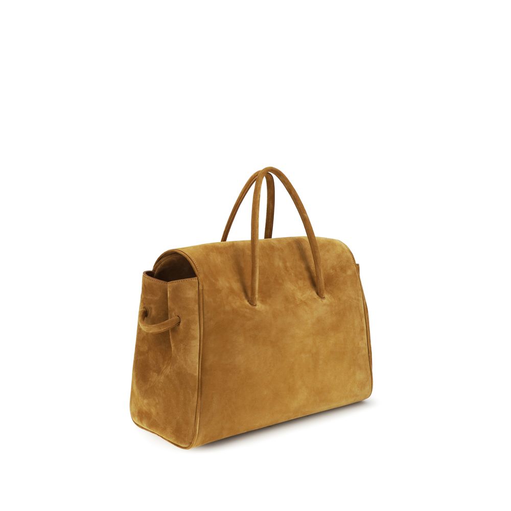 Beige Calf Leather Bos Taurus Handbag-thumbmail-3