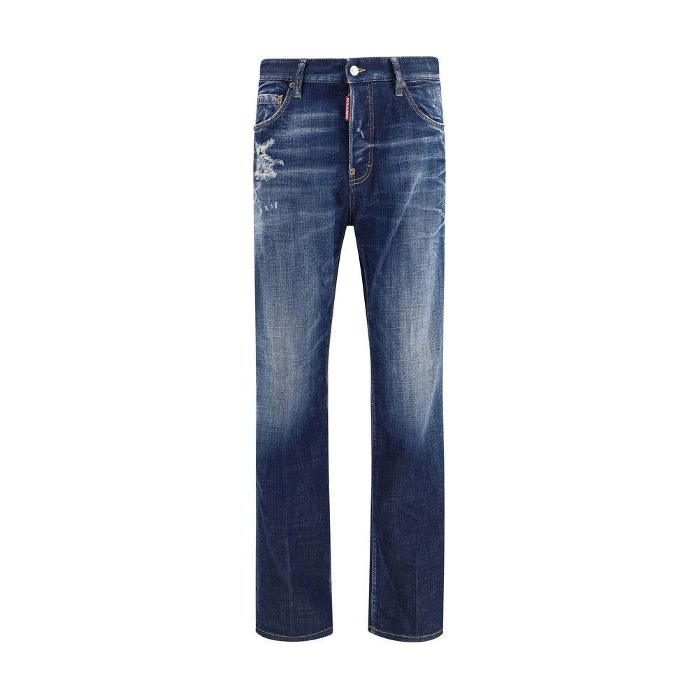 Blue Cotton Jeans Denim Dsquared²