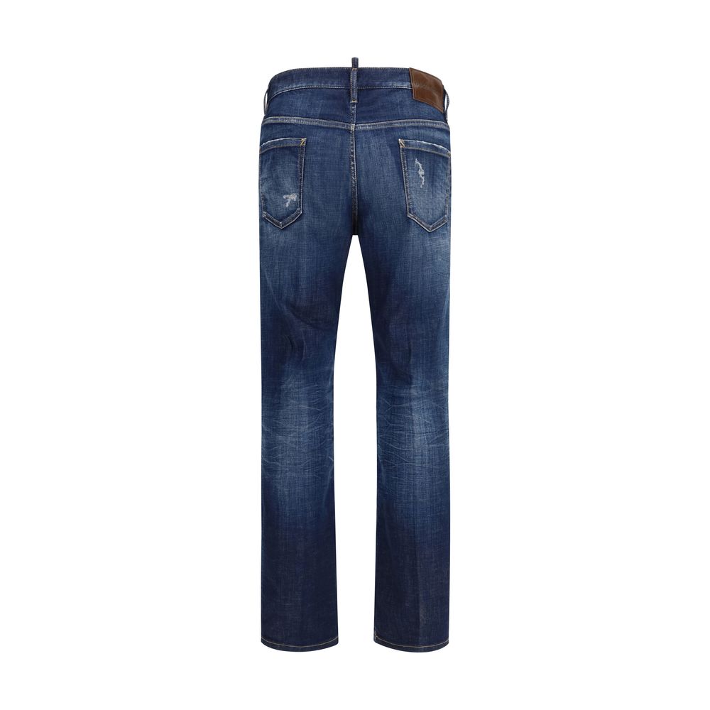 Blue Cotton Jeans Denim Dsquared²
