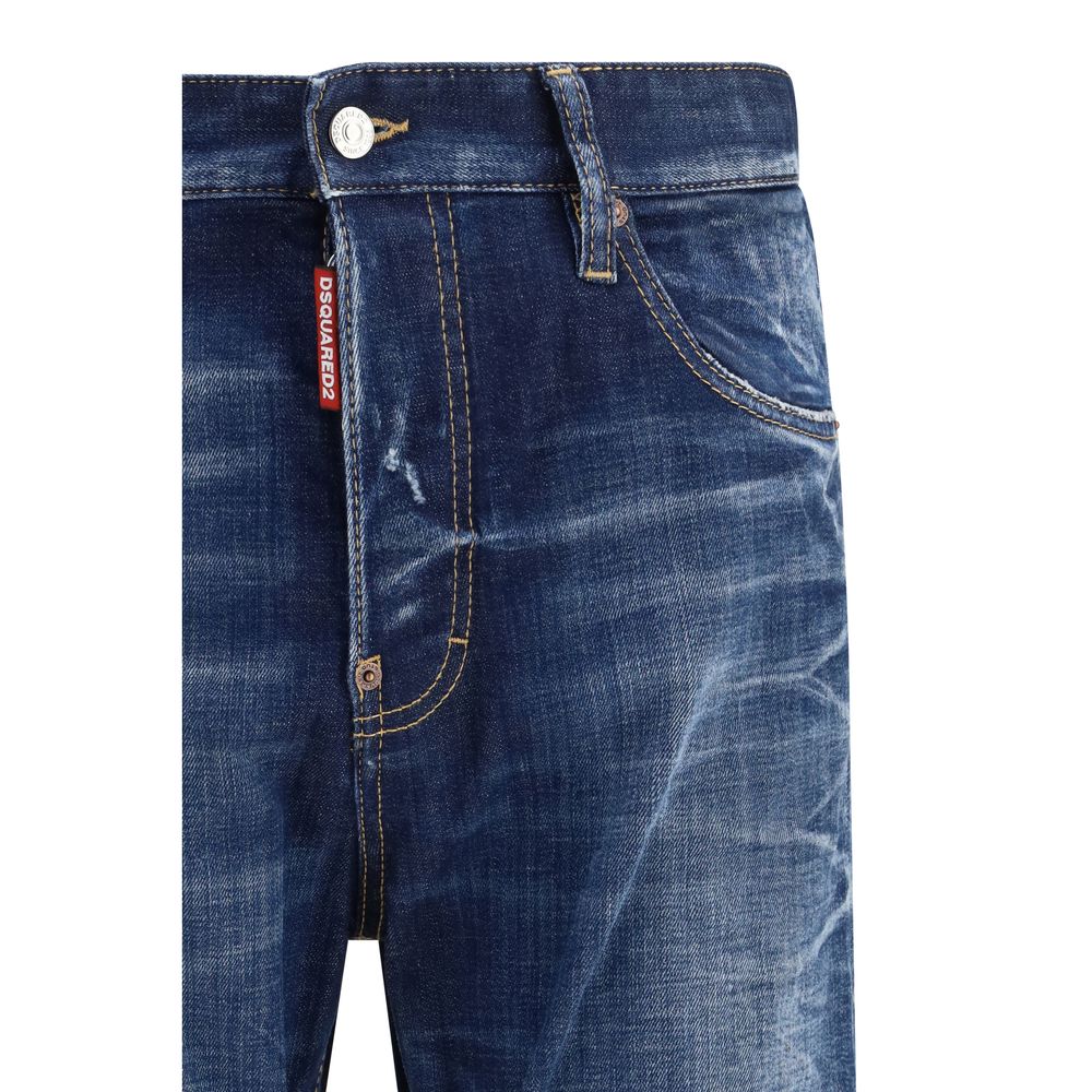 Blue Cotton Jeans Denim Dsquared²