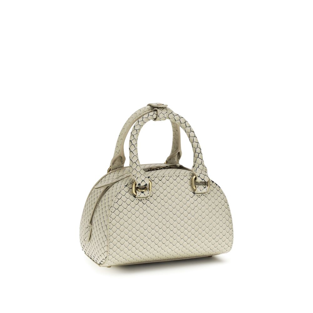 Beige Calf Leather Bos Taurus Handbag-thumbmail-3