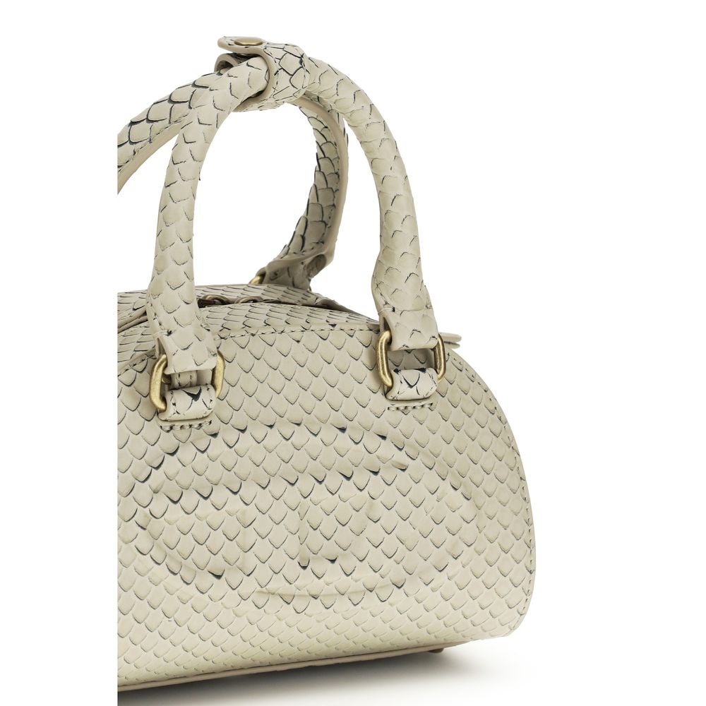 Beige Calf Leather Bos Taurus Handbag-thumbmail-4